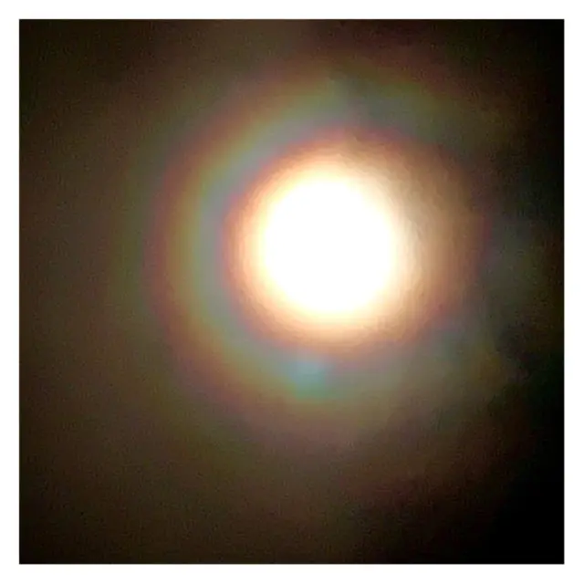 Midnight Rainbow Moon! A fantastic start of 2021. Wishing everyone inspirational, smily, upbeat, powerful and loving yea