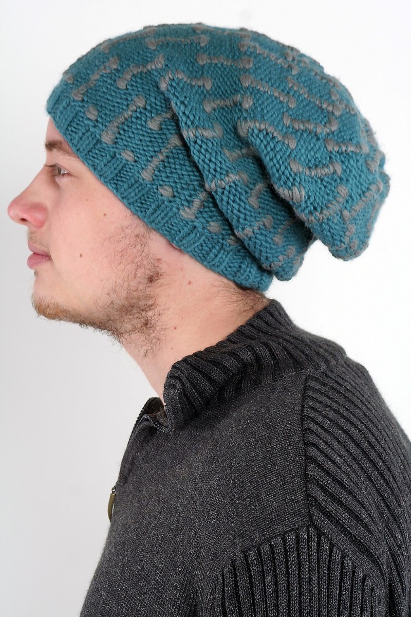 LIGHT PETROL MID GREY SQUARE 2 FLOP