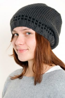 DARK GREY BLACK SIMPLE FLOP