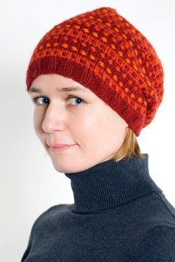 RED ORANGE STEP FLOP