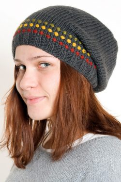 DARK GREY RASTA SIMPLE FLOP