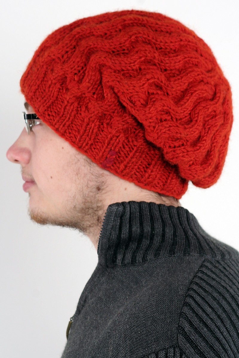 DARK ORANGE WAVES FLOP