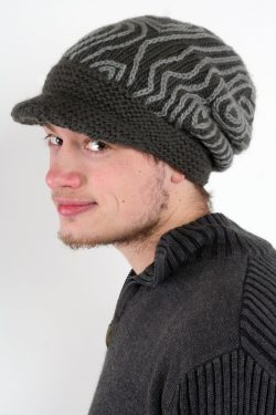 DARK GREY MID GREY TRACKS BRIM FLOP