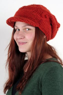 DARK ORANGE PIPI SHELLS BRIM FLOP