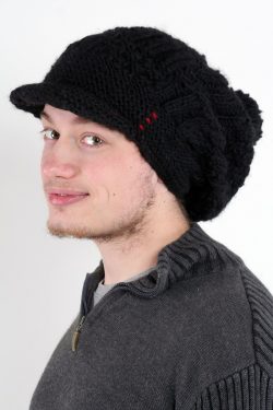 BLACK 3 SISTERS FLOP BRIM POMPOM