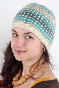 BEANIE SHORT HAT STEP RAINBOW ICE (N15)