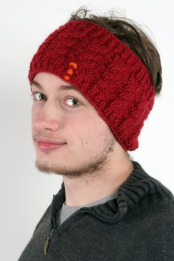 RED CABLE HEADBAND