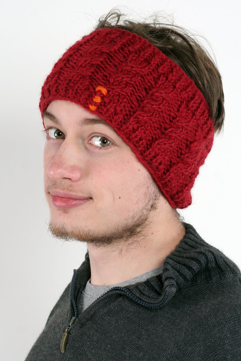 RED CABLE HEADBAND
