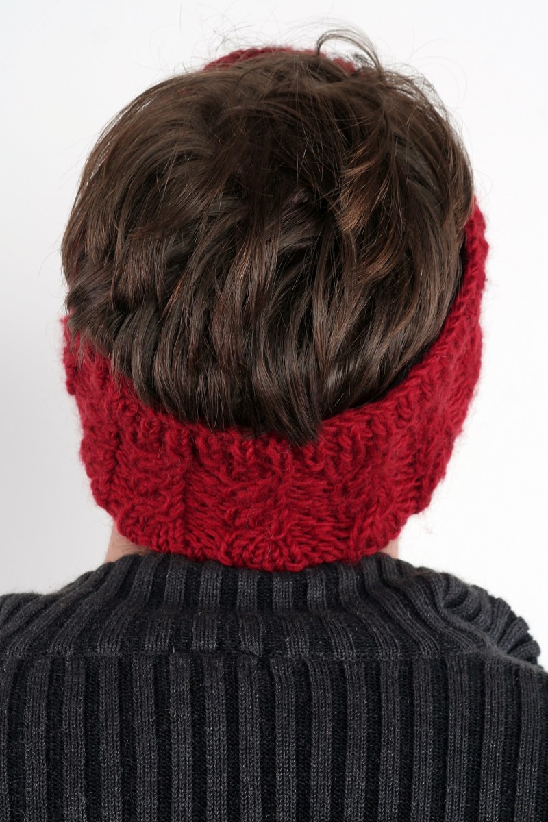 RED CABLE HEADBAND
