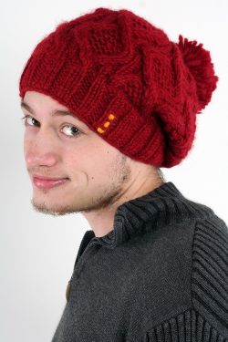 RED DNA FLOP POMPOM