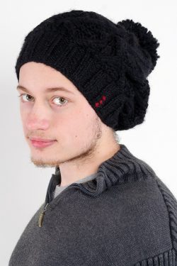 BLACK DNA FLOP POMPOM