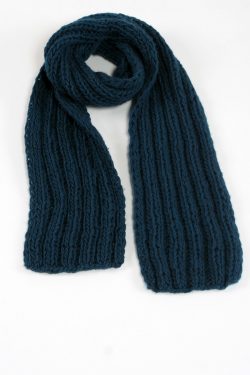 PETROL 2X2 PLAIN NARROW SCARVE