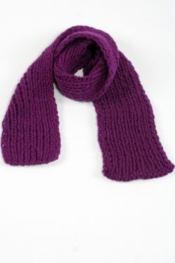 PURPLE 1X1 PLAIN SCARVE