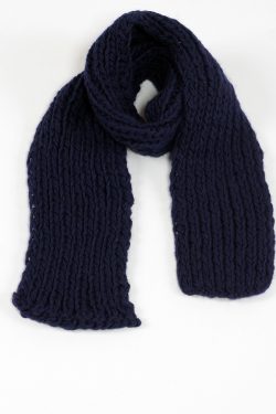BLUE 1X1 PLAIN SCARVE