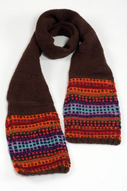 DOUBLE RAINBOW STEP SCARVE