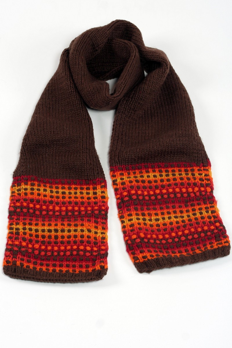 FIRE RAINBOW STEP SCARVE