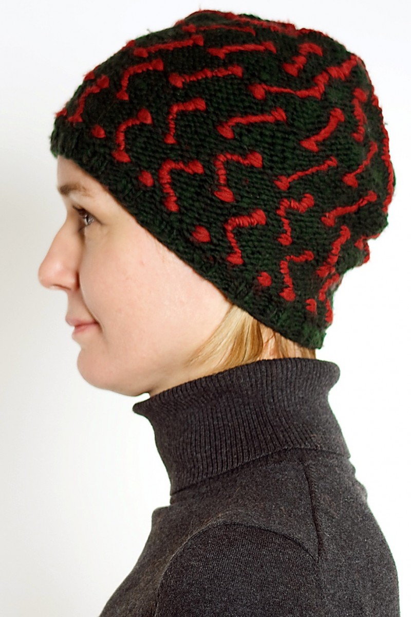 GREEN RED SQUARE SHORT