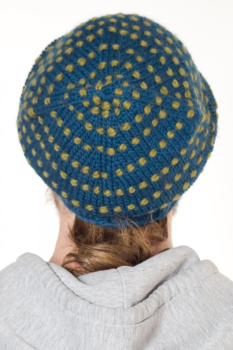 PETROL KHAKI SPIRAL DOTS 2 FLOP
