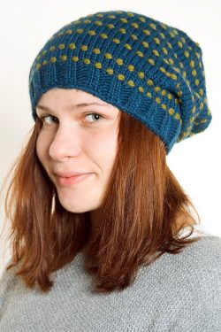 PETROL KHAKI SPIRAL DOTS 2 FLOP