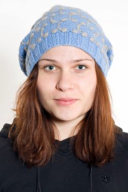 LIGHT BLUE GREY SQUARE 2 FLOP