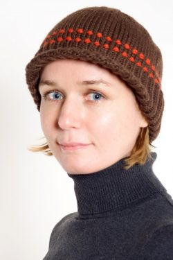 BROWN ORANGE BRIM SHORT