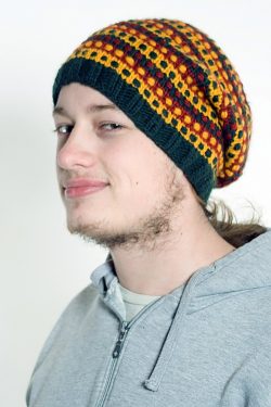 GREEN RASTA STEP FLOP