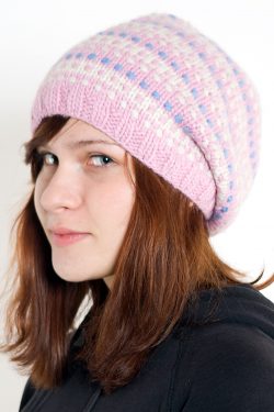 FLOP HAT STEP PINK LIGHT BLUE (A29)