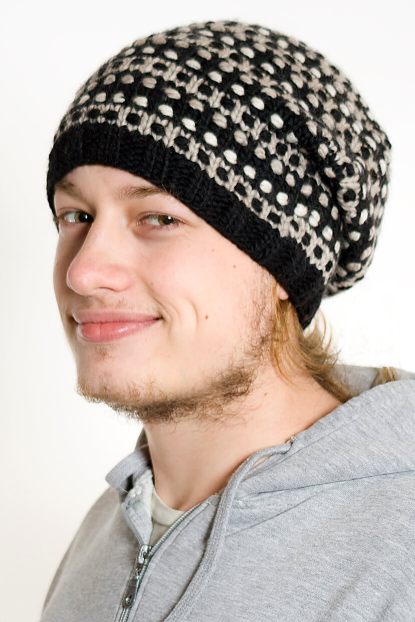 FLOP HAT STEP BLACK WHITE (A2)
