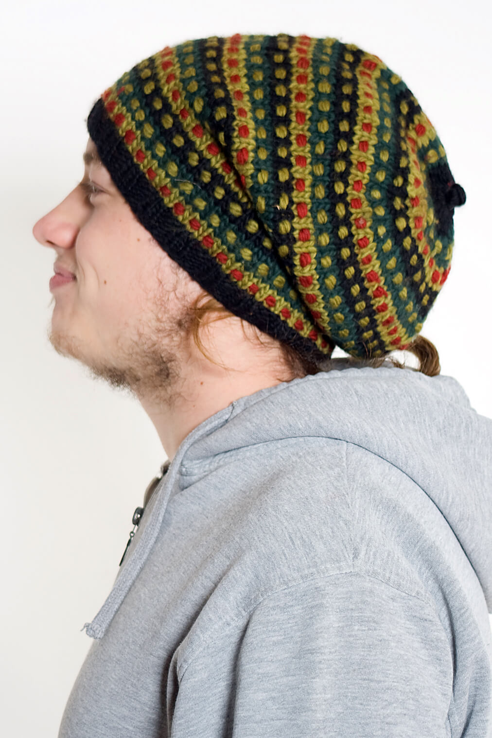 FLOP HAT STEP BLACK GREEN (A32) - Image 3