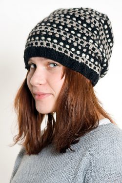 FLOP HAT STEP BLACK WHITE (A2)