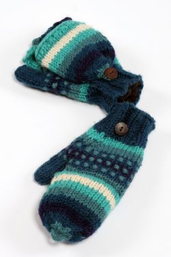 TROPICAL RAINBOW COVER MITTENS