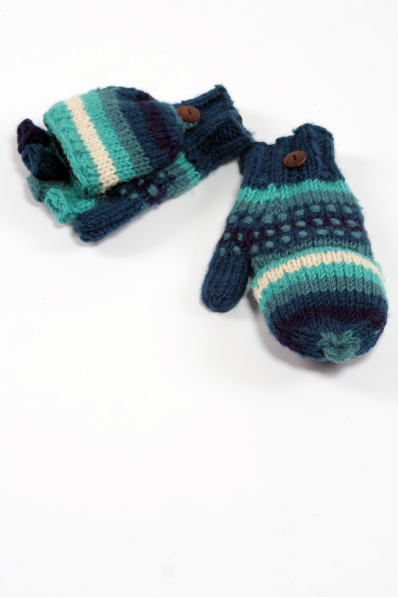 TROPICAL RAINBOW COVER MITTENS