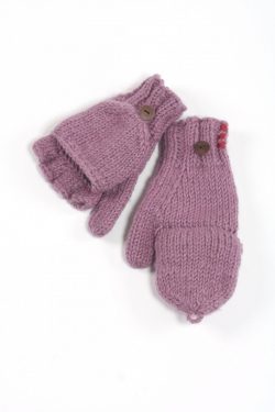 LAVANDER PLAIN COVER MITTENS