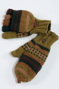 JUNGLE RAINBOW COVER MITTENS