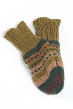 JUNGLE RAINBOW LOVE MITTENS