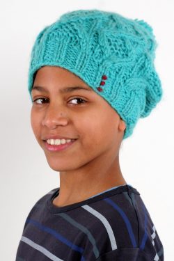 TURQUOISE DNA FLOP POMPOM