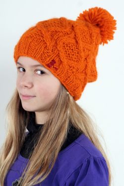FIERY ORANGE DNA FLOP POMPOM