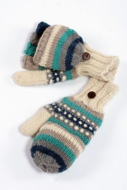 ICE RAINBOW COVER MITTENS