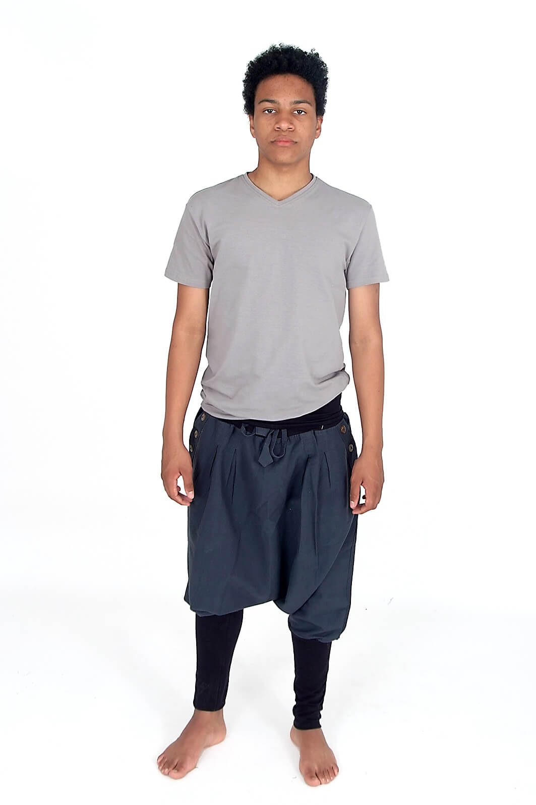 DROP CROTCH PANTS MANU GREY – Pashin'