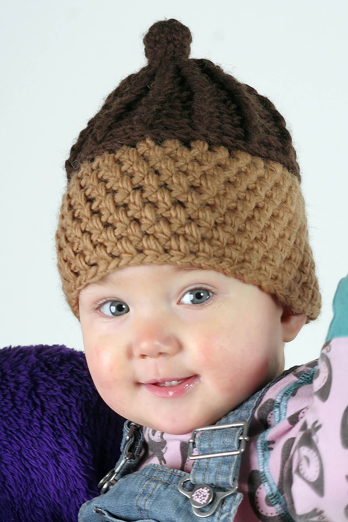 BABY FUN MERINO HAT ACORN (AG2)